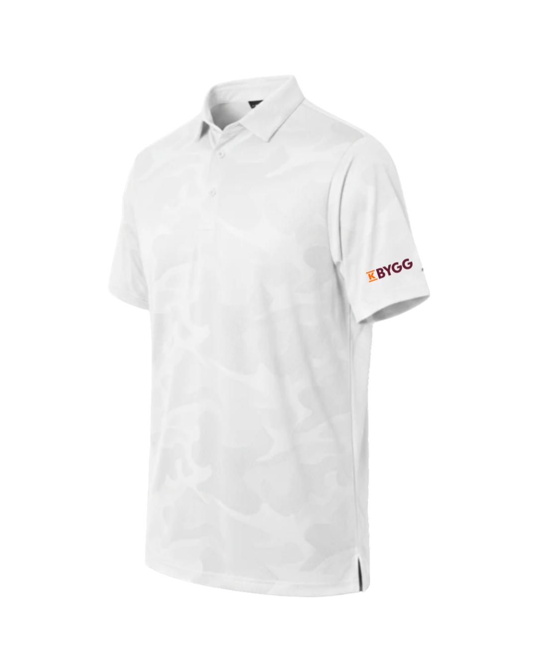 K-BYGG polo — embroidered chest logo
