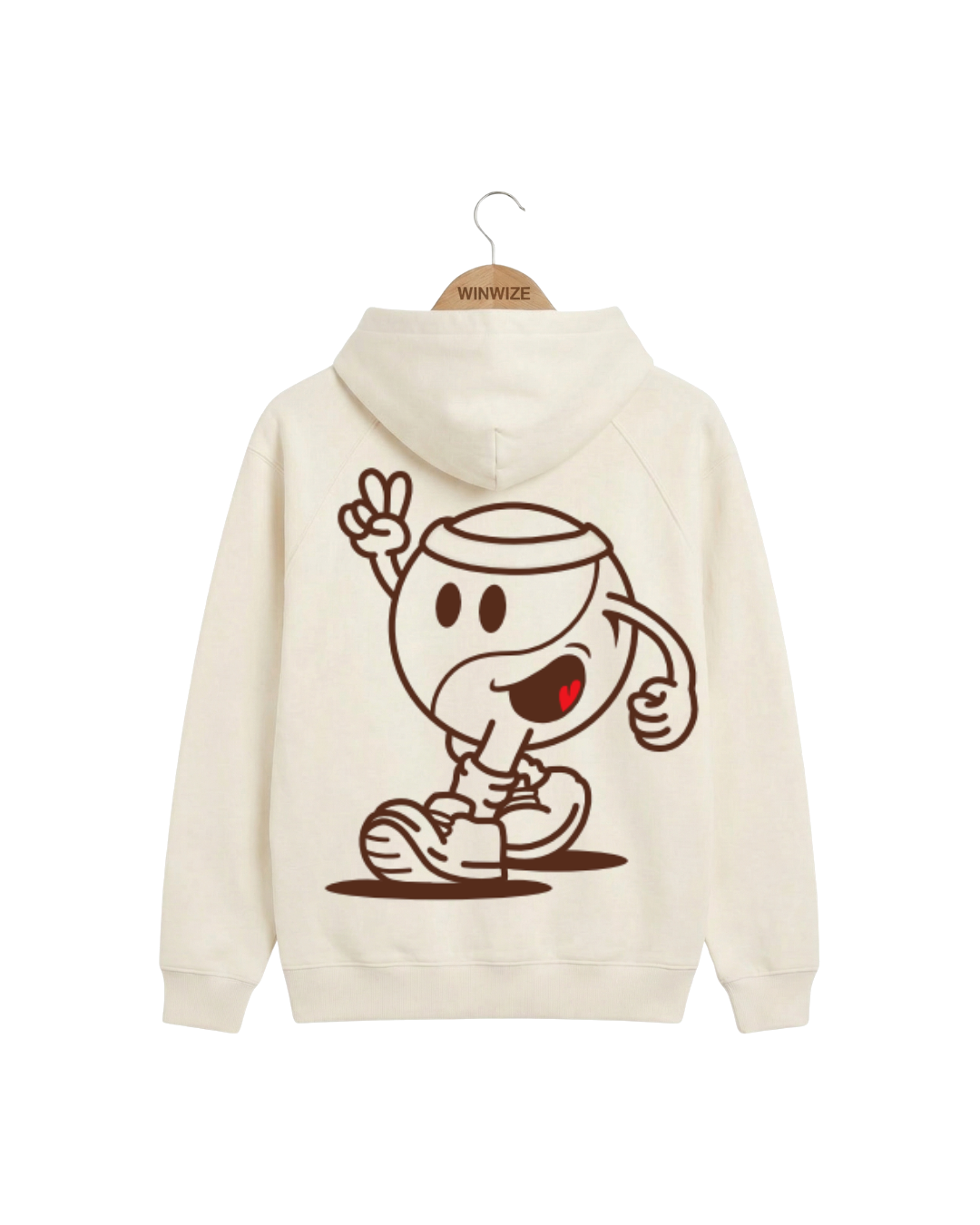 Custom hoodie — full back print