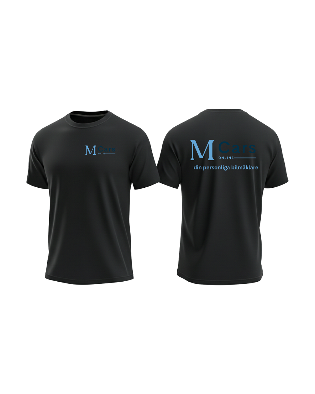 MCars tee — front and back print