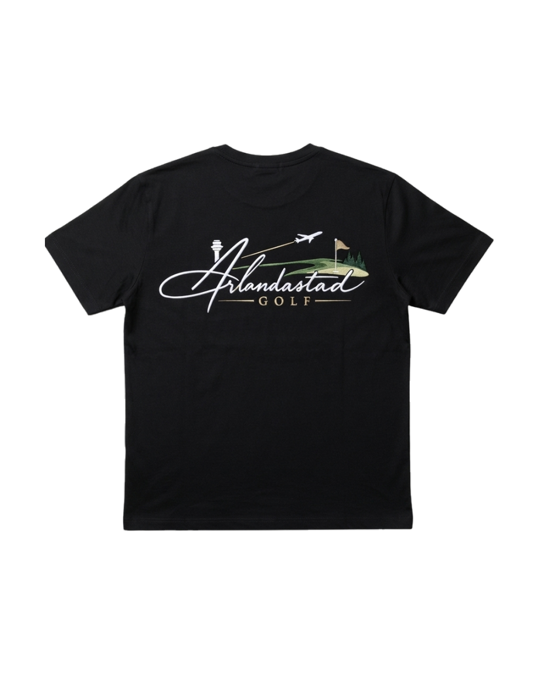 Arlandastad GOLF tee — back print